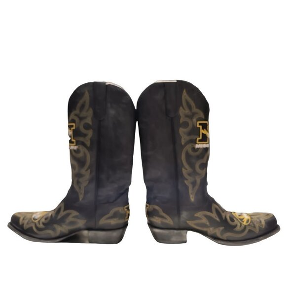 NCAA Missouri Tigers Men's Board Room Style Boots NWT Embroidered Men's Sz 10.5D - Picture 11 of 12